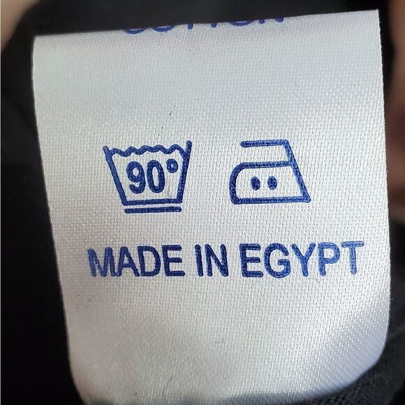 VINTAGE 90s shirt Egyptian black cotton tablet hyrogliph t-shirt M - Picture 6 of 6